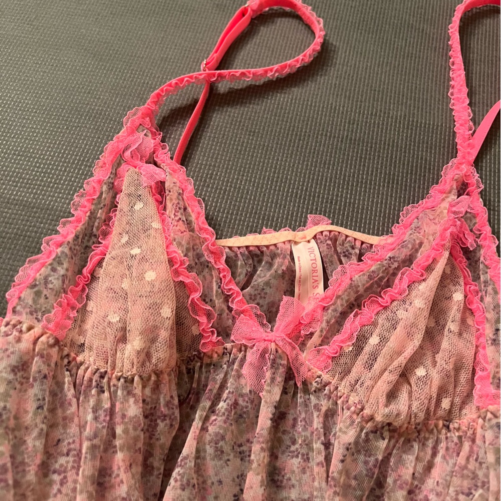 Victoria’s Secret floral chemise two piece set - Picture 5 of 5